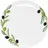 Lashuma Platzteller Olivendesign 27 cm grün/weiß