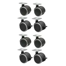 Wagner Möbelrollen 8tlg. Set 40 mm Ø 42 x 42 cm