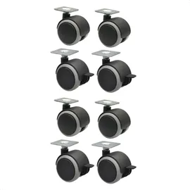 Wagner Möbelrollen 8tlg. Set 40 mm Ø 42 x 42 cm
