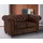 Home Affaire Chesterfield-Sofa HOME AFFAIRE "Chesterfield 2-Sitzer B/T/H: 150/89/74 cm", braun, B:150cm H:74cm T:89cm, Struktur (100% Polyester), Sofas, mit hochwertiger Knopfheftung, auch in Leder