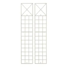 CLP 2er Set Rankgitter Trigo Zur Wandbefestigung I Rankhilfe Für Die Wand I Rankzaun Aus Lackiertem Metall