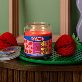 fragrance and style gmbh Strawberry Happiness Duftkerze 510 g rosa