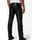 Ricano Lederhose Buckle Schnallenhose Weit Schwarz 34
