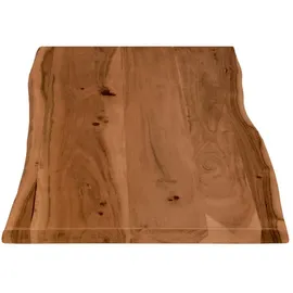 Sam Tischplatte Baumkante Akazie Nuss 80 x 40 cm CURTIS