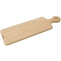 Fackelmann Schneidebrett Holz 1 14,5 x 45 cm Rot
