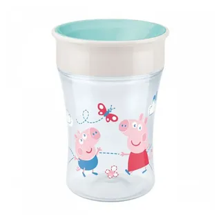 NUK Magic Cup Peppa Pig Tasse mit Deckel 8m+ 230 ml
