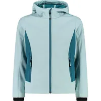 CMP KID G Jacket Fix Hood acqua-teal (00ES) 104