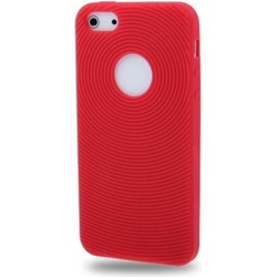König Design Schutzhülle Silikon Hülle für Handy iPhone 5 & 5s Rot (iPhone SE, iPhone 5S, iPhone 5), Smartphone Hülle, Rot