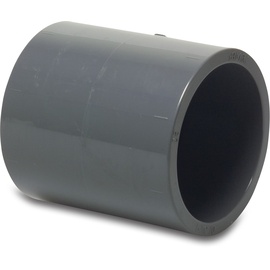 plimat Mega Muffe PVC-U 20 mm Klebemuffe 16bar Grau