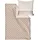 IBENA Satinbettwäsche gestreift Beige 140 x 200 cm + 70 x 90 cm