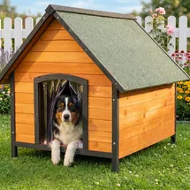zooprinz Hundehütte Luna 82,5 x 87 x 99 cm Holz Braun
