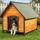 zooprinz Hundehütte Luna 82,5 x 87 x 99 cm Holz Braun