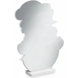 IDENA LED Infinity Mirror Schneemann, 35x8x45cm für Innen, mit Netzteil und 3 m Zuleitung