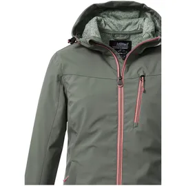 KILLTEC Damen Softshelljacke/Outdoorjacke mit Kapuze KOS 89 WMN SFTSHLL JCKT, 44, in Grau sage,