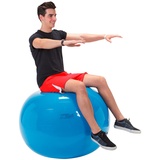 Sport-Tec Gymnic Gymnastikball Sitzball Yogaball Bürostuhl Büroball Fitnessball 95 cm BLAU,