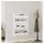 vidaXL Wand-Schuhschrank 80 x 18 x 60 cm weiß / weiß