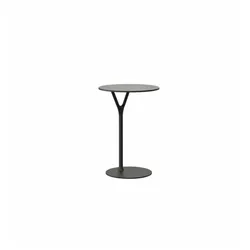 Frost Wishbone Tisch Tisch 2 - H 65cm, Ø 45cm | schwarz