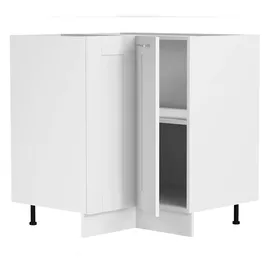 VCM Unterschrank Eck Küchenschrank Colura 76 x 76 x 82 cm Weiß