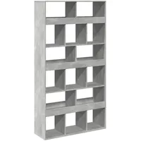 vidaXL Bücherregal 100 x 33 x 187,5 cm Grau