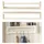ib laursen Wandregal 60 x 9 x 11 cm Weiß