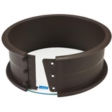 LURCH FlexiForm Springform mit Glasboden / Backform aus 100% BPA-freiem Platin Silikon (Ø 20 cm,