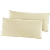 Hti-Living Kissenhülle Mikrofaser 2er Set 40 x 80 cm