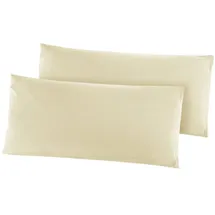 Hti-Living Kissenhülle Mikrofaser 2er Set 40 x 80 cm
