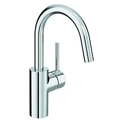 Kludi Bozz Waschtischarmatur 380280576 geschlossener Hebel, schwenkbarer Auslauf, chrom