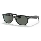 Ray-Ban New Wayfarer RB2132 901 55-18 gloss black/green classic