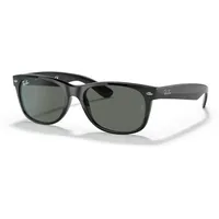 Ray-Ban New Wayfarer RB2132 901 55-18 gloss black/green classic