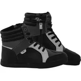 Rusty Stitches Joey Motorradschuhe - Schwarz/Grau/Hellgrau / 45