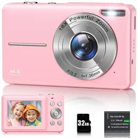 Digitalkamera Kinder Teenager Anfänger Kompaktkamera Vlogging 1080P 44MP Zoom