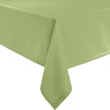 Erwin Müller Tischwäsche, Tischdecke Uni, Krefeld lindgrün Größe 130x190 cm - fleckabweisend, schmutzunempfindlich und leicht zu reinigen, Leinen-Optik (weitere Farben, Größen)