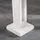 Ambiente Home Glaszaun Erweiterungsset 187 x 55,7 cm Weiß