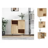 vidaXL Sideboard Sonoma-Eiche 60x35x70 cm Holzwerkstoff