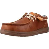 Hey Dude Wally Grip Craft Leather Urbane Schuhe MannBraun Braun - Gr.: 43