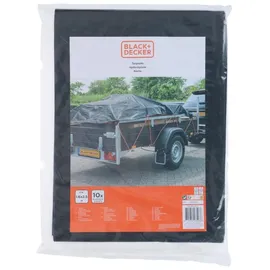 Black & Decker BLACK+DECKER Schwarze Anhängerplane 1,6 x 2,5 m