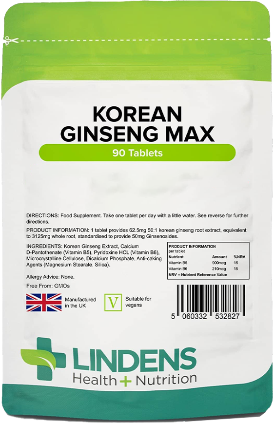 Koreanischer Ginseng Max 3125 mg (90 Tabletten)
