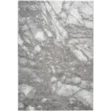 Kayoom Teppich KAYOOM "Mineral 425", silber, B:80cm H:12mm L:300cm, Polypropylen, Teppiche, Teppich, Kurzflor, Hoch Tief Struktur, Wohnzimmer