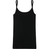 SCHIESSER Pure Rib Unterhemd, Spaghettiträger, für Damen, 000 SCHWARZ, 42