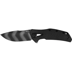 ZERO TOLERANCE Flipper Knife CPM-20CV TS Blade, Black G10 / Ti Handle 0308BLKTS