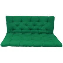 Ambiente Home Palettenkissen mit Rückenlehne 120 x 80 cm Grün