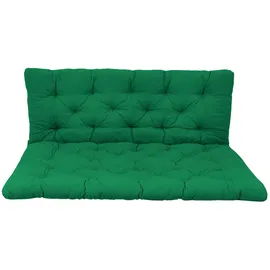 Ambiente Home Palettenkissen mit Rückenlehne 120 x 80 cm Grün