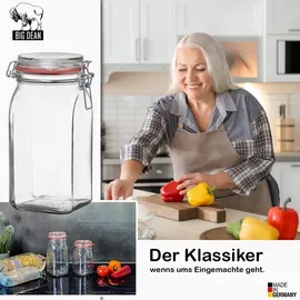 BigDean Vorratsglas 1,5 L 12 St.