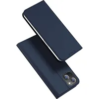 Dux Ducis Skin Pro Wallet Case kompatibel mit iPhone 15 Plus Blau