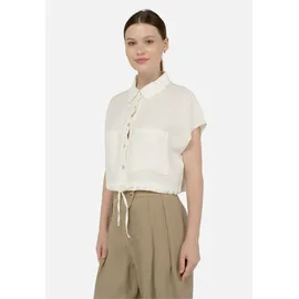Freshlions Klassische Bluse FRESHLIONS "Savannah", Damen, Gr. XL, weiß, 100% Leinen, unifarben, normal, Blusen, mit lockerer Passform