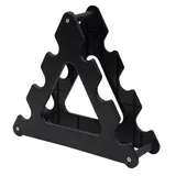 Hantelständer, 3-stufiger Hantelablage Kurzhantelständer, Stabiler Kompakter Gewichts Organizer Hantelhalter für das Training Im Heim Fitnessstudio