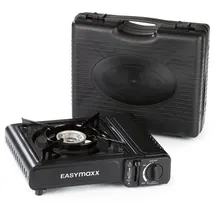 EasyMaxx Gaskocher tragbar 2100W schwarz