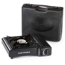 EasyMaxx Gaskocher tragbar 2100W schwarz