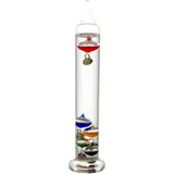 Geschenkthermometer Galileo Galilei Thermometer Schwarzer Pisapapeles 5x5x24cm 62157 - Signes Grimalt